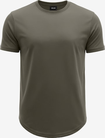 SIXLAB Shirt 'Round T-Shirt' in Green: front