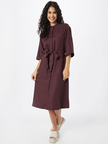 ARMEDANGELS Shirt Dress 'Amrei' in Brown: front