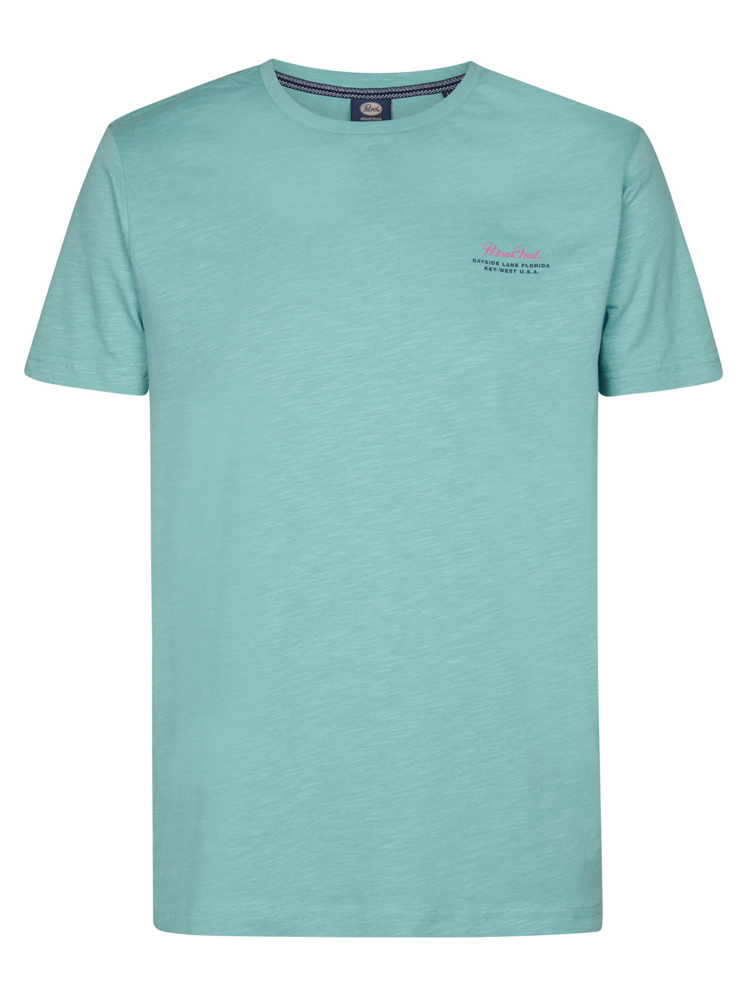 Petrol Industries Μπλουζάκι 'Lantana' σε πράσινο: μπροστά