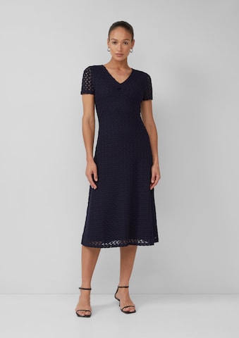s.Oliver BLACK LABEL Knit dress in Blue: front