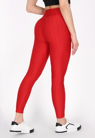 faina Athlsr Skinny Sports trousers in Red
