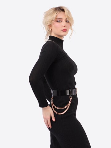 Haute Cuir Riem in Zwart