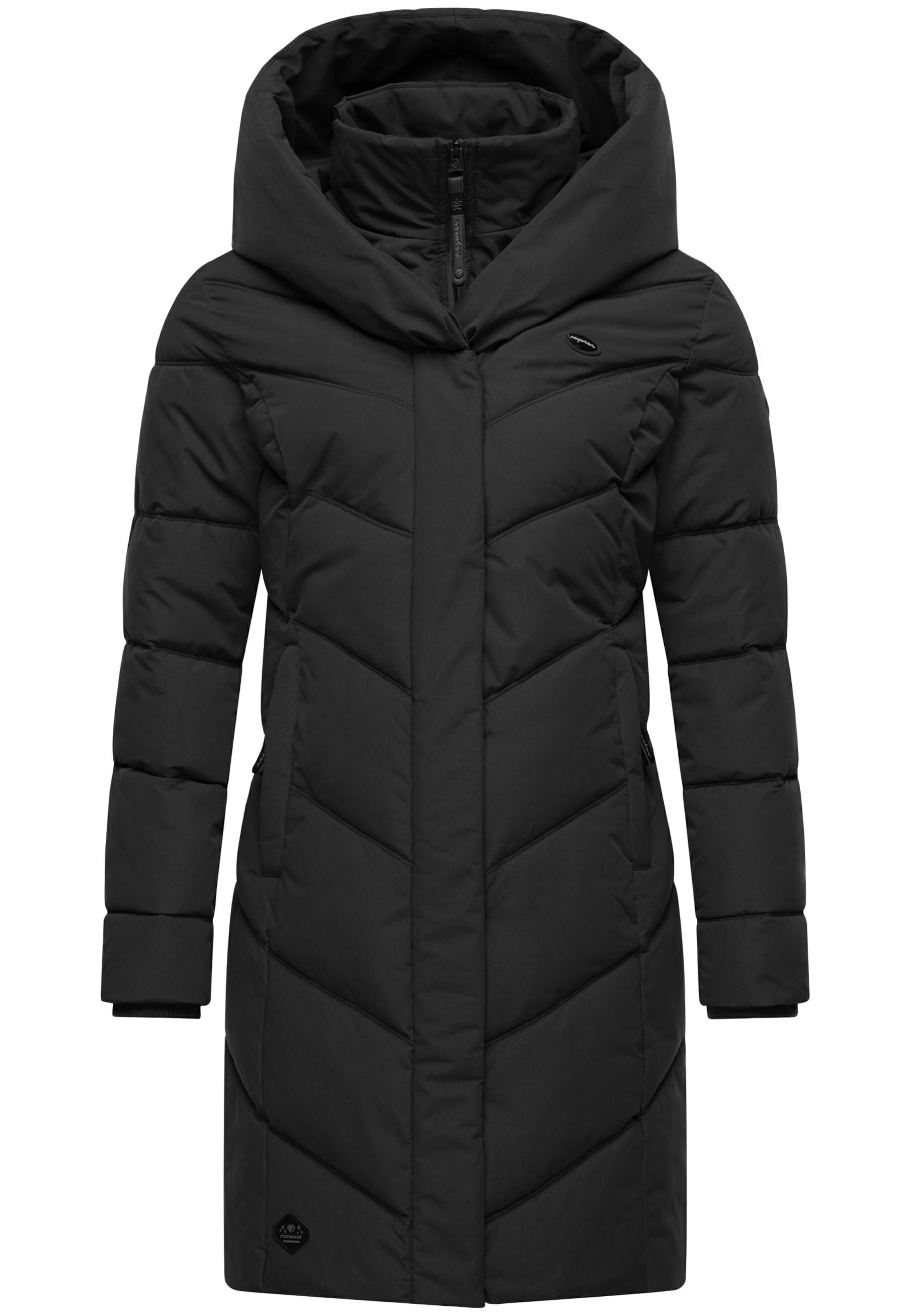 Ragwear Zimní kabát 'Natalka' – černá