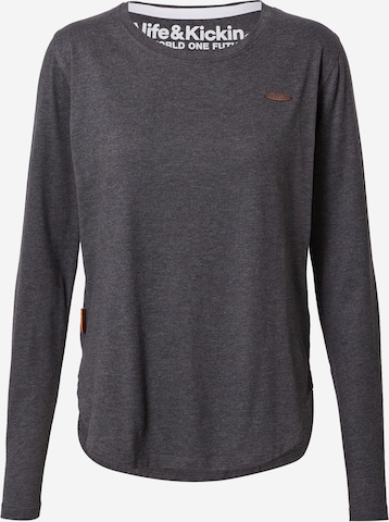 Alife and Kickin Shirt 'Lea' in Grey: front