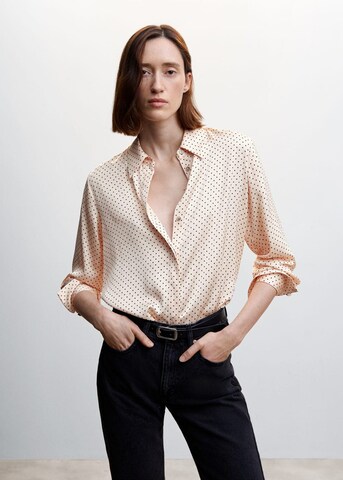 MANGO Blouse 'Ideale' in Roze: voorkant