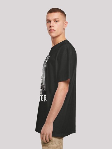 F4NT4STIC Shirt 'Justin Bieber Purpose Album Cover' in Zwart