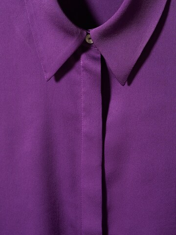 MANGO Blouse 'Ideale' in Purple