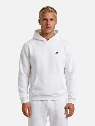 HEFTYKA Sweatshirt 'HOODIE' in White