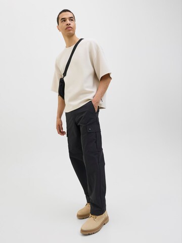 Loosefit Pantaloni di JACK & JONES in nero