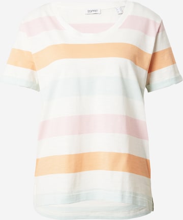 ESPRIT T-shirt i vit: framsida