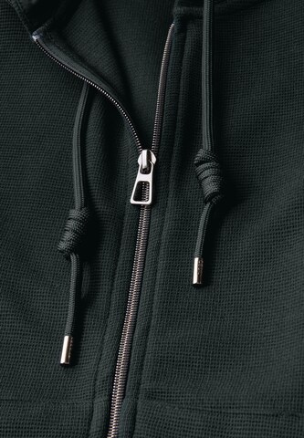 CECIL Sweatjacke in Grün