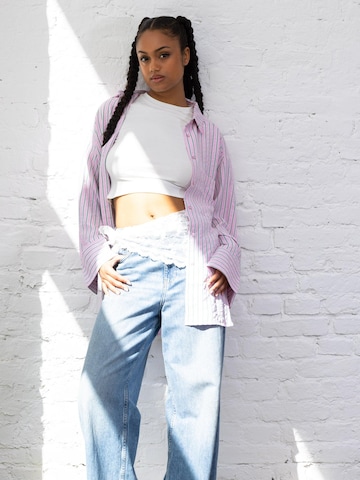 BROKE + SCHÖN Bluse 'Oversize Bluse in Rosa'‌‌‌‌‌‌‌‌‌‌ in Pink