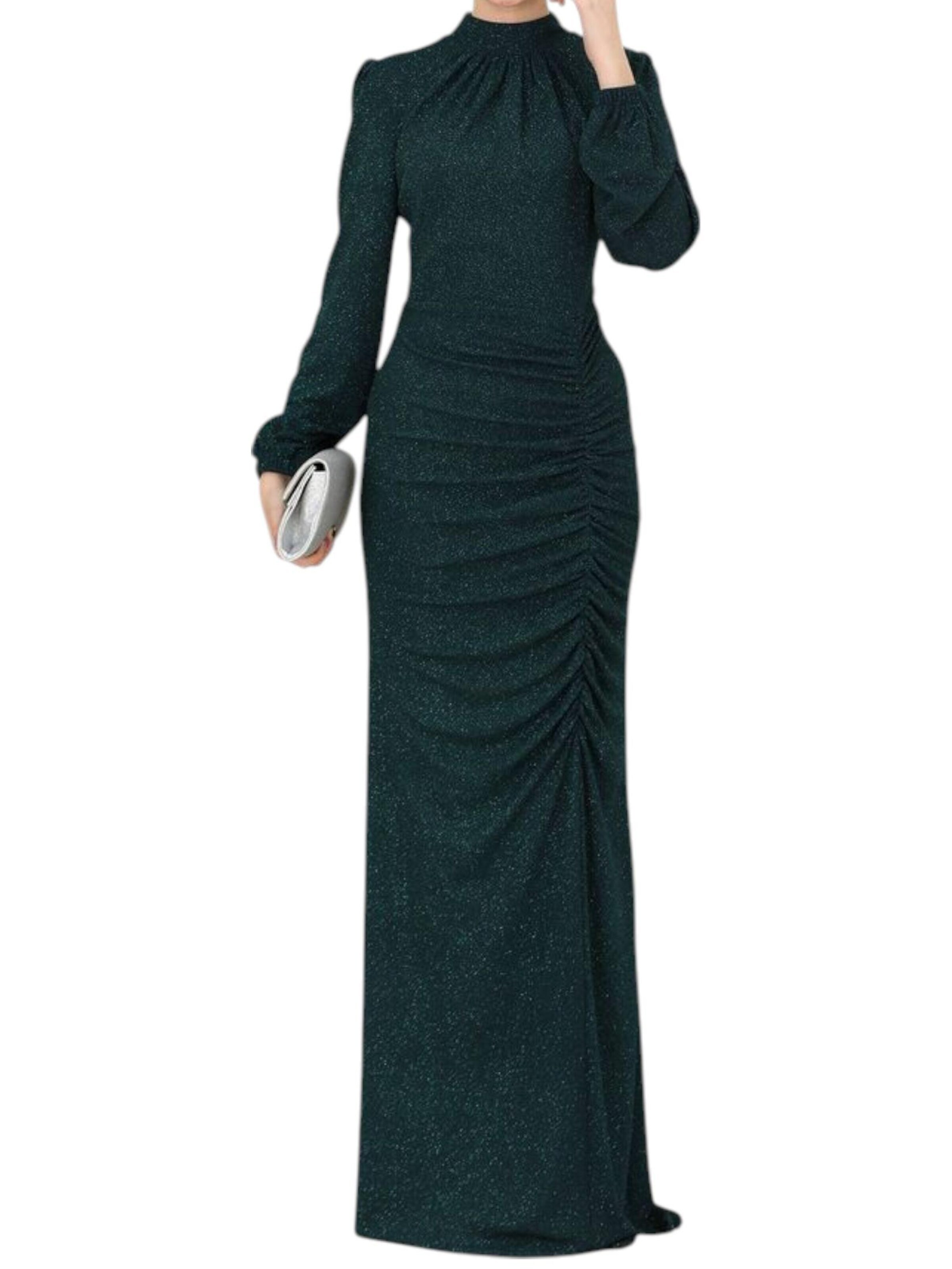 fashionshowcase - Vestido de noche 'RÜYA' en verde