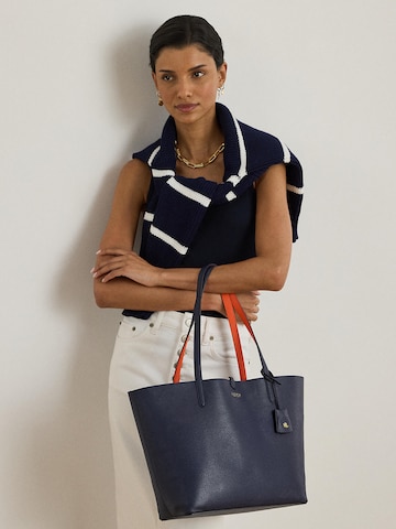 Lauren Ralph Lauren Shoppingväska i blå