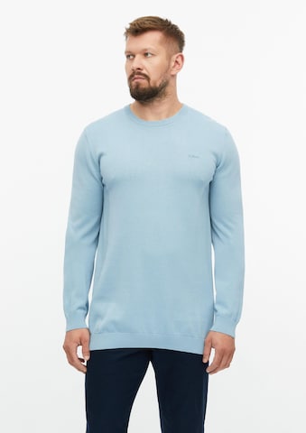 Pull-over s.Oliver en bleu : devant