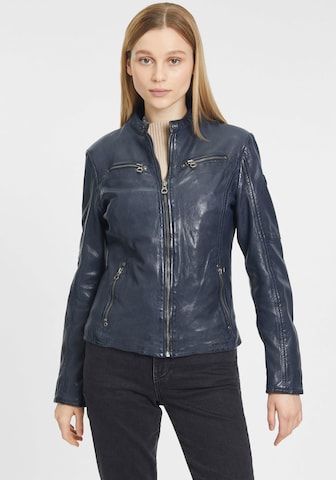 Gipsy Between-Season Jacket in Blue: front