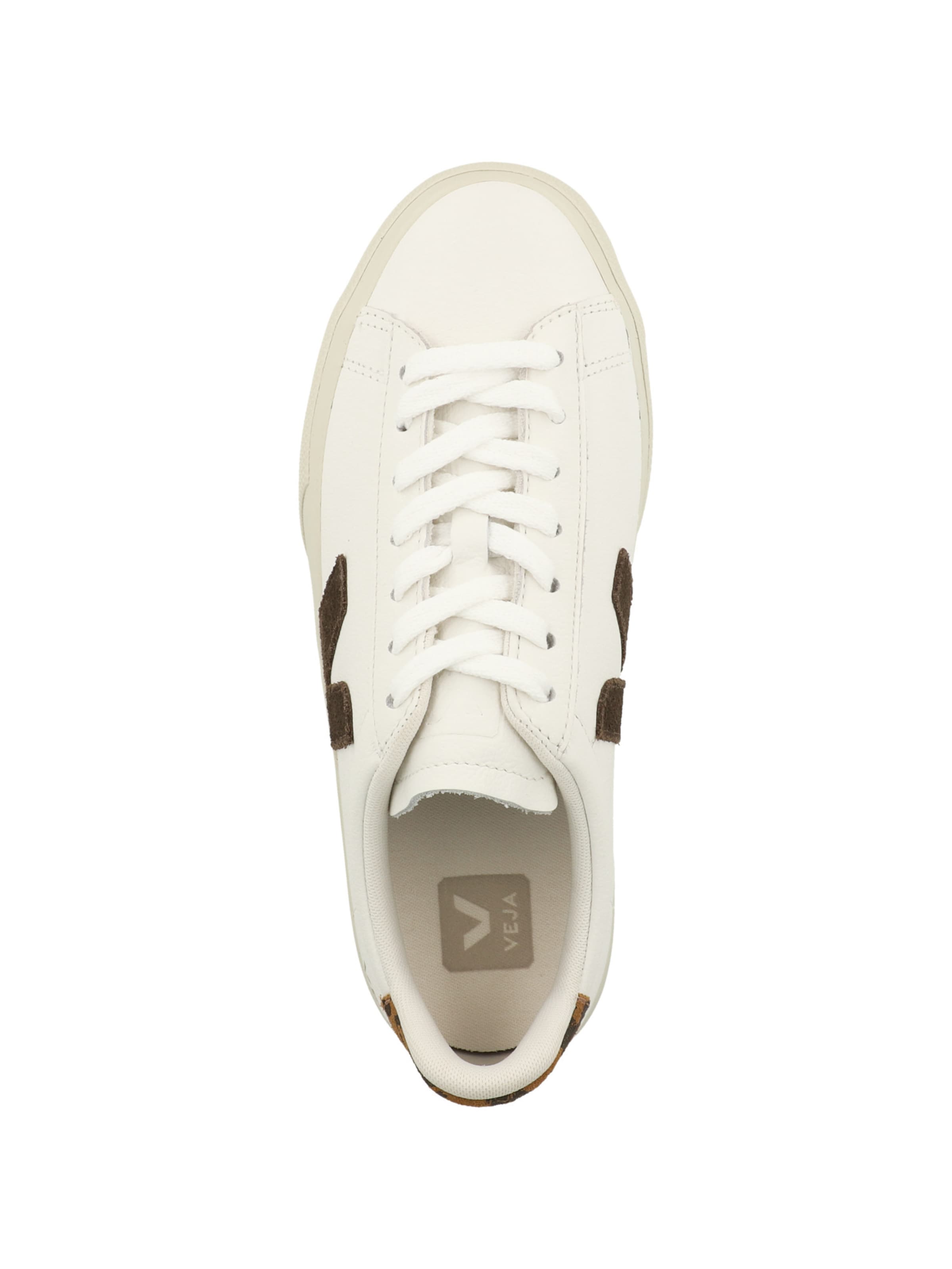 Baskets basses 'Campo' Veja en blanc : au dessus