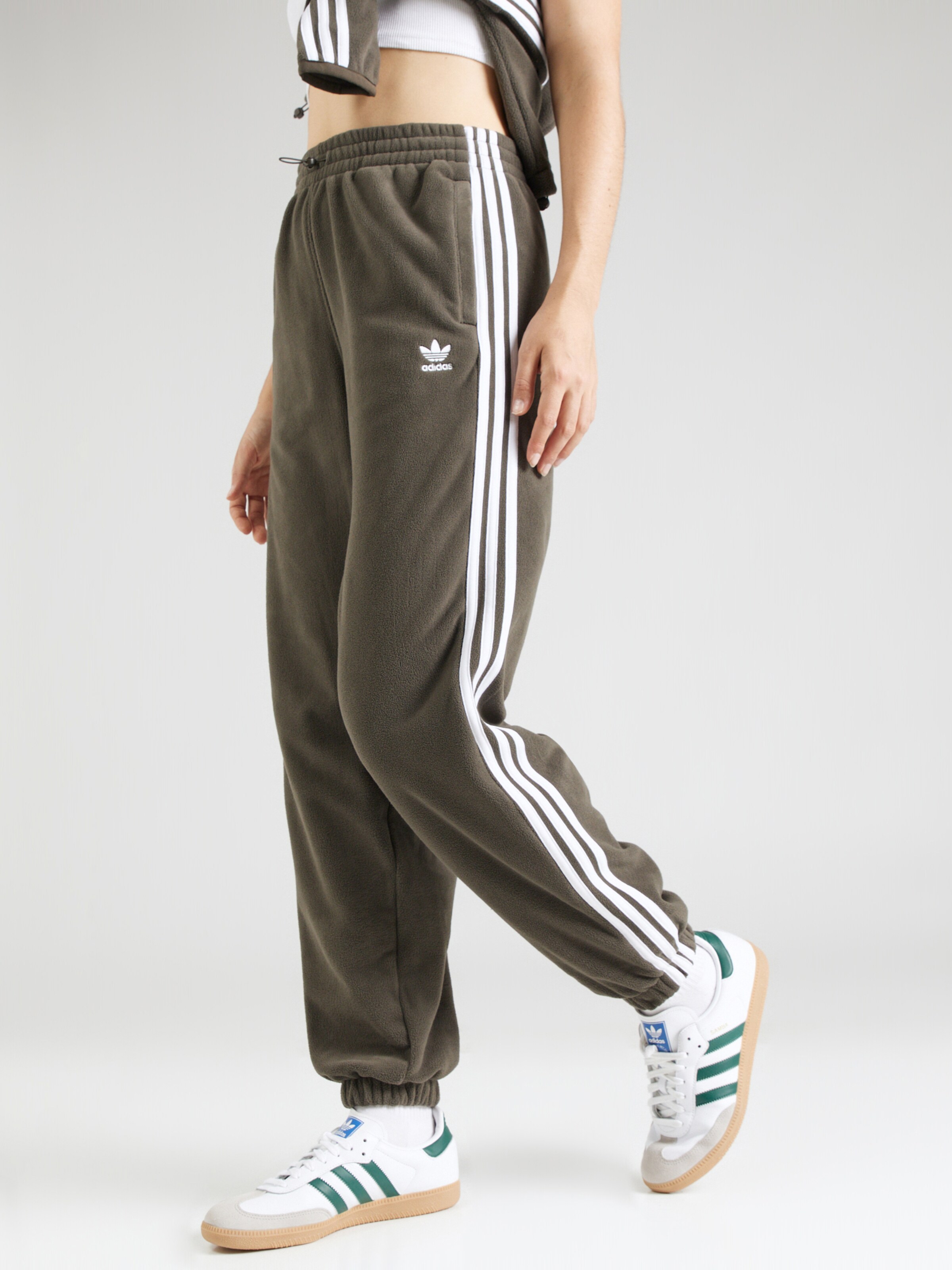 Adidas fleece hose damen hotsell