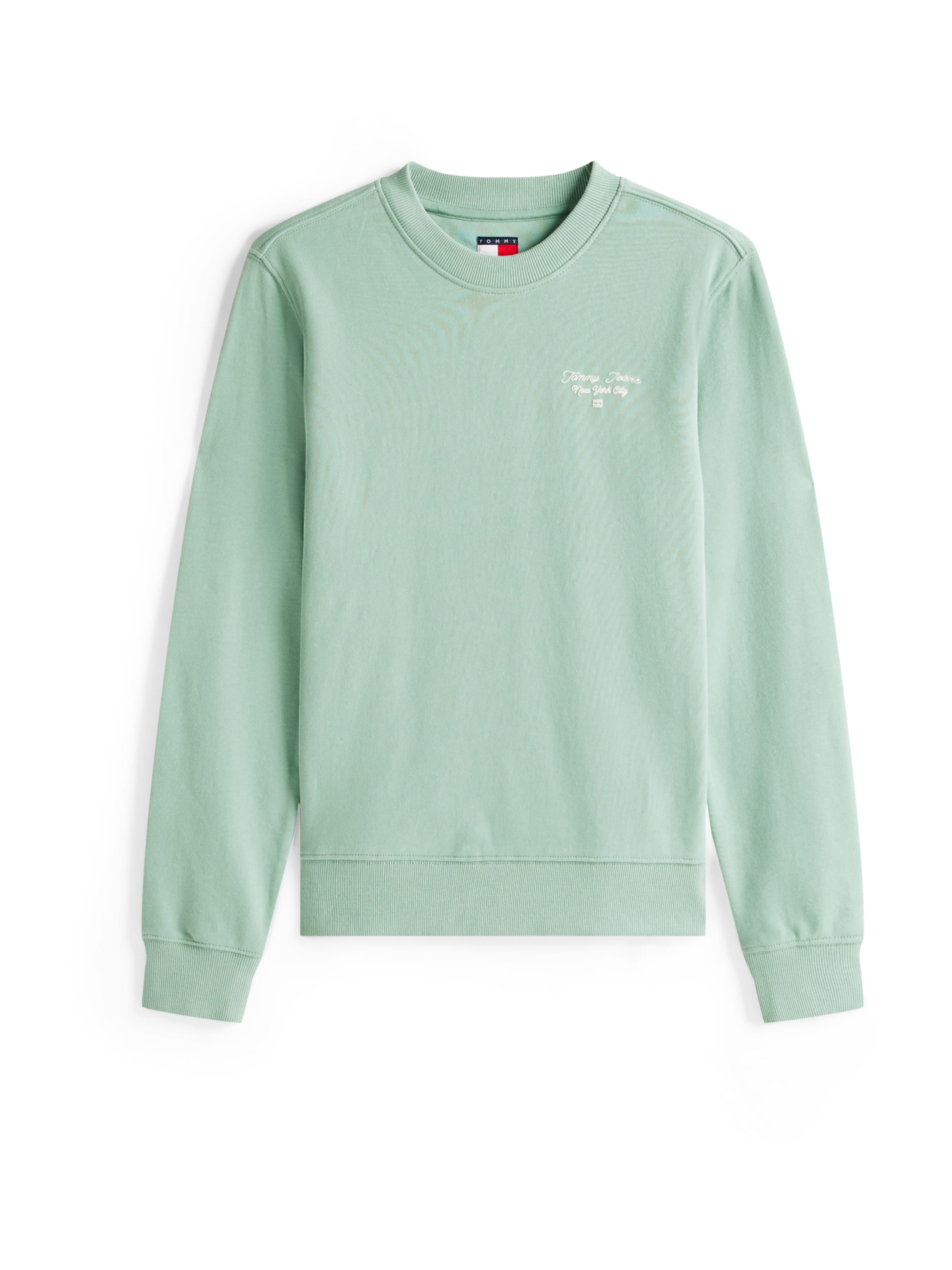 Felpa 'ESS' di Tommy Jeans in verde: frontale