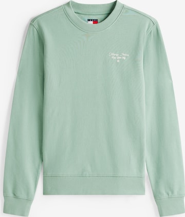 Tommy Jeans Свитшот 'ESS' в Зеленый: спереди