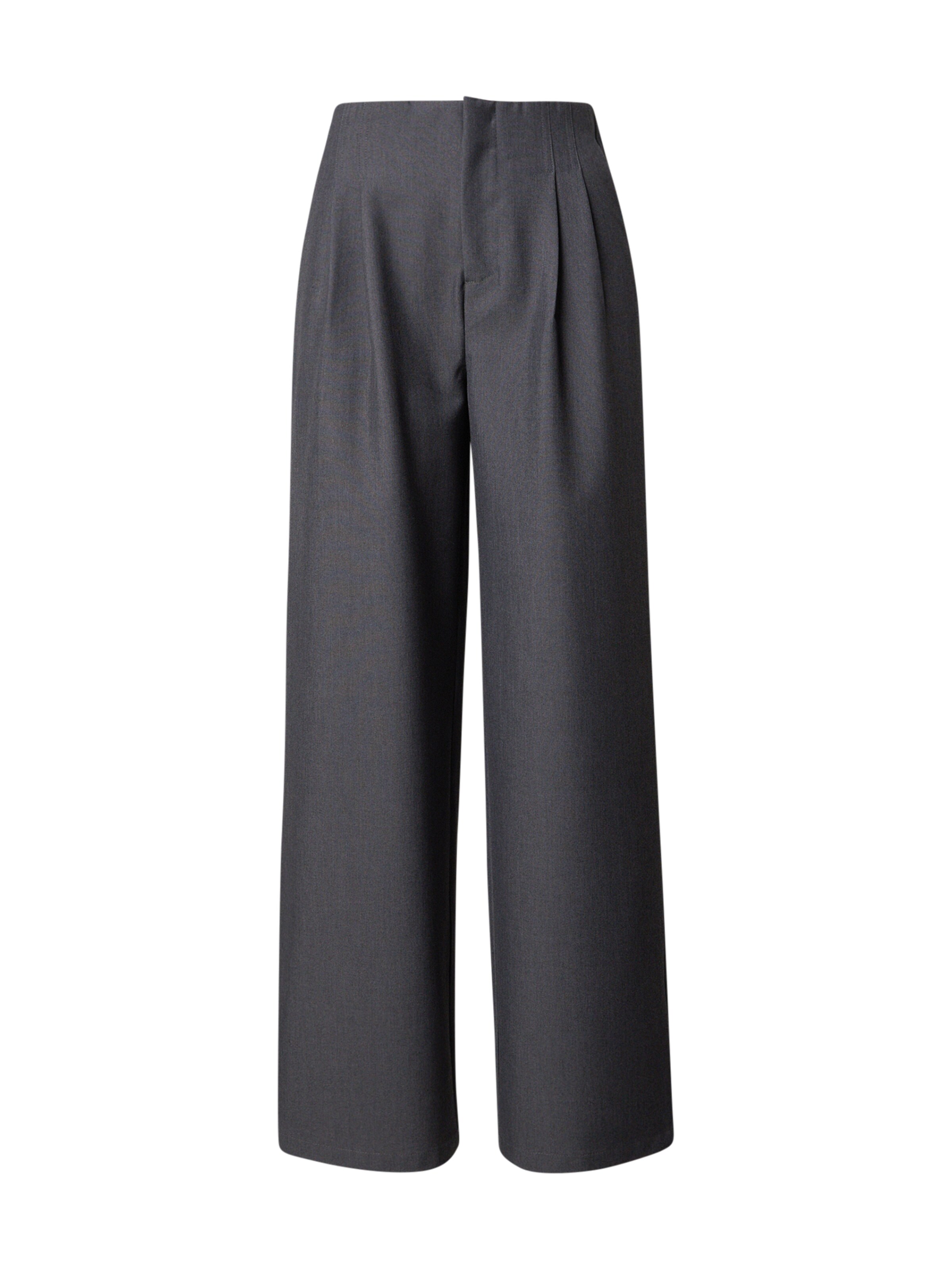 ONLY - Loosefit Calças com pregas 'ONLMARION' em cinzento: frente