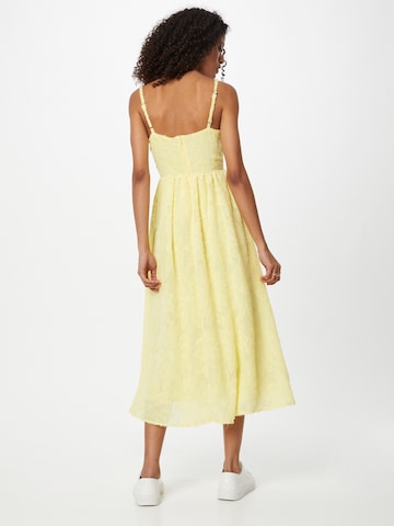 VILA Summer dress 'OLINE' in Yellow