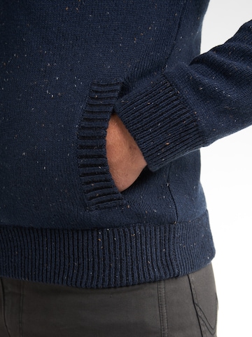 Petrol Industries Knit Cardigan in Blue