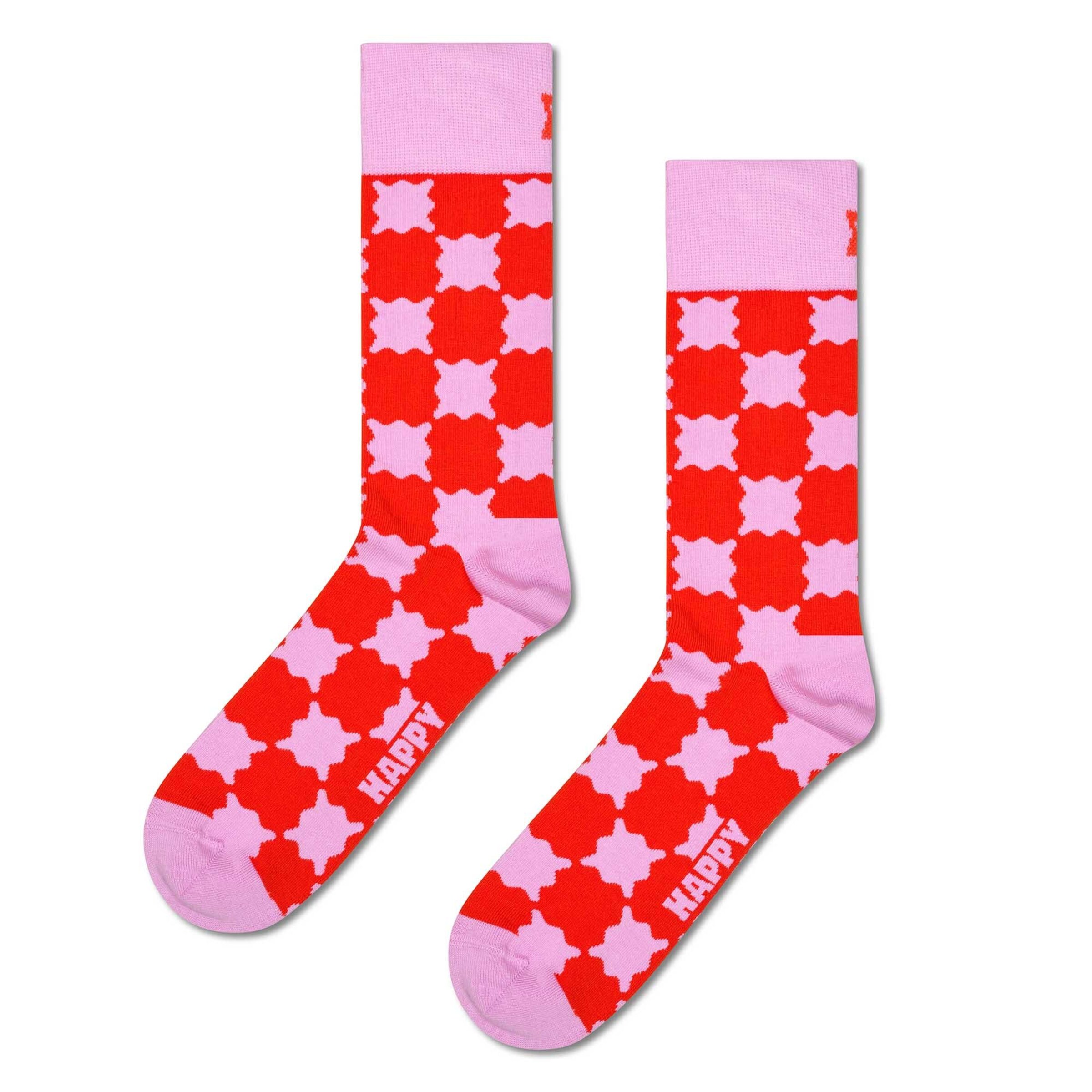 Happy Socks Ponožky 'Cheks and Stripes' – modrá