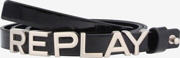 REPLAY Belt in Black: front