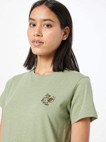 Iriedaily Shirt 'Let it Bee' in Groen