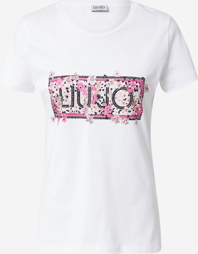 LIU JO JEANS T-Shirt in mischfarben / weiß, Produktansicht