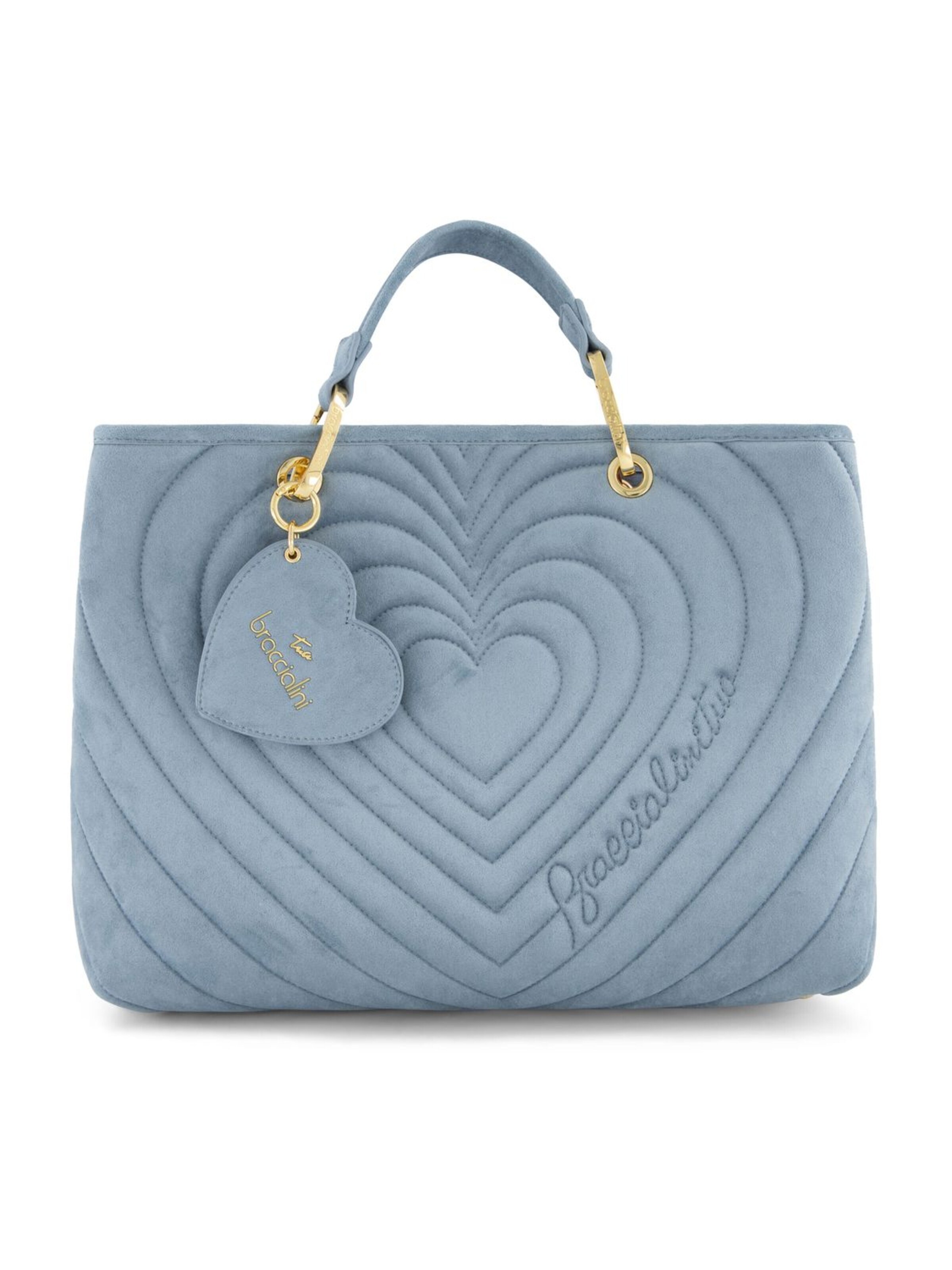 Braccialini - Bolso de mano 'Beth Matelassé' en azul: frente