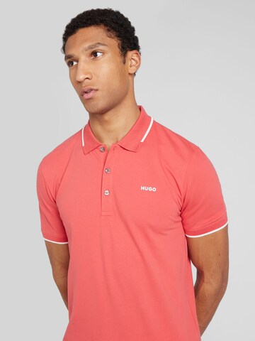 HUGO Poloshirt 'Dinoso' in Rot