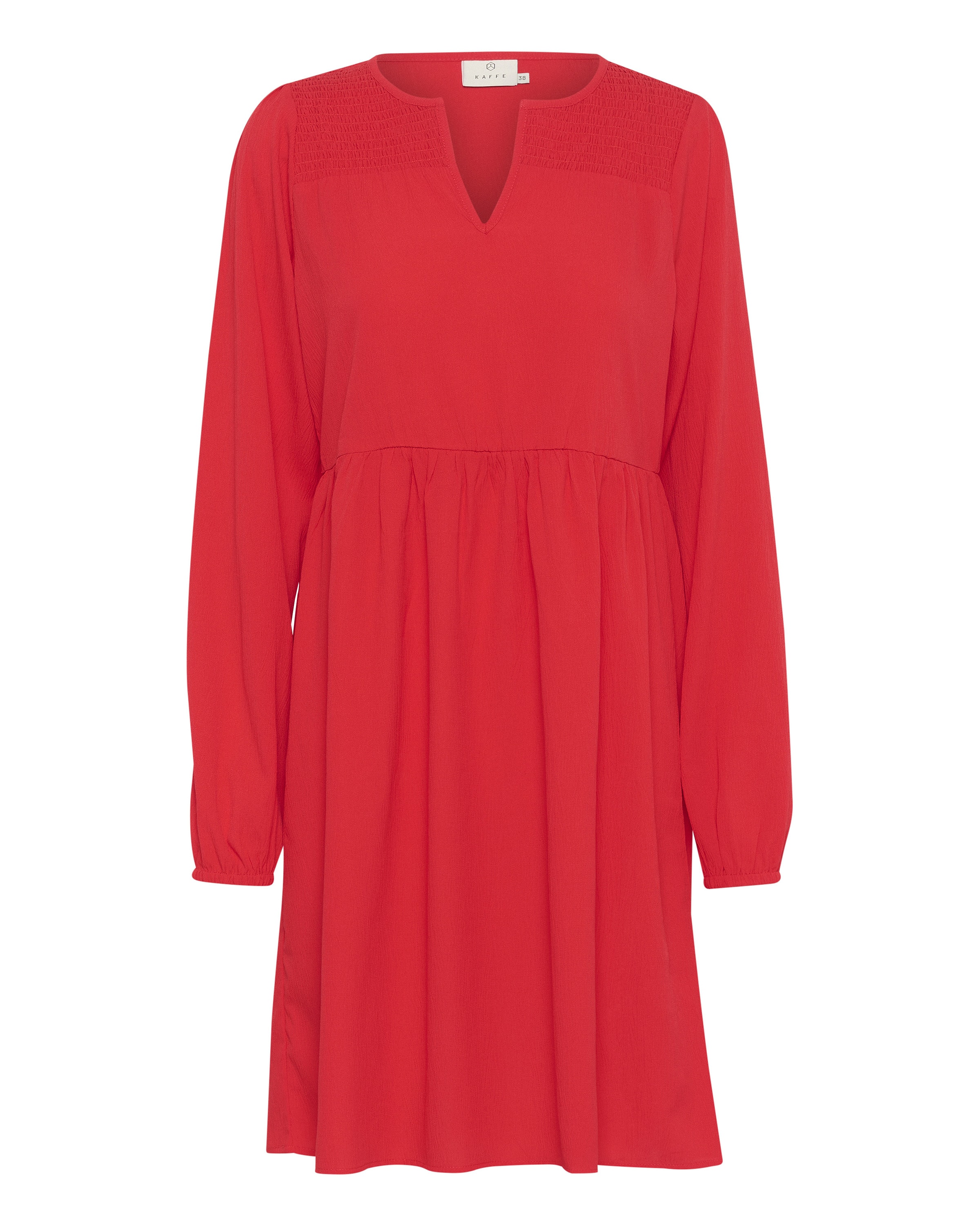 Kaffe Kjole 'Linda' i rød: forside