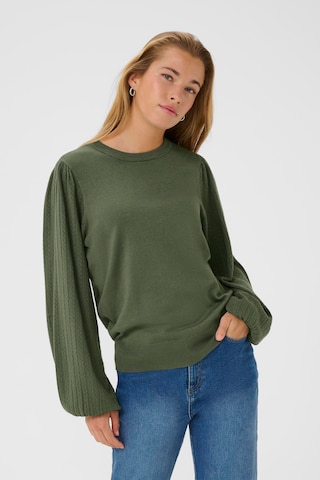 Sweat-shirt 'Lone' Kaffe en vert : devant