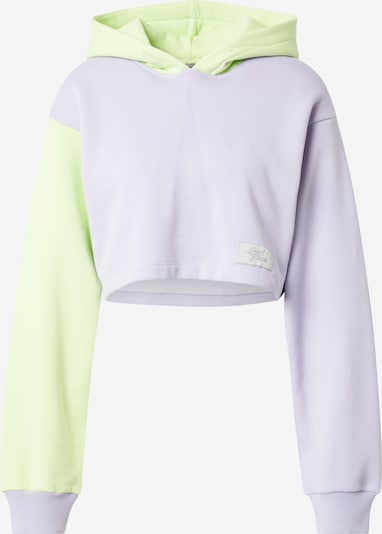 LOCAL HEROES Sweatshirt in de kleur Limoen / Lichtlila, Productweergave