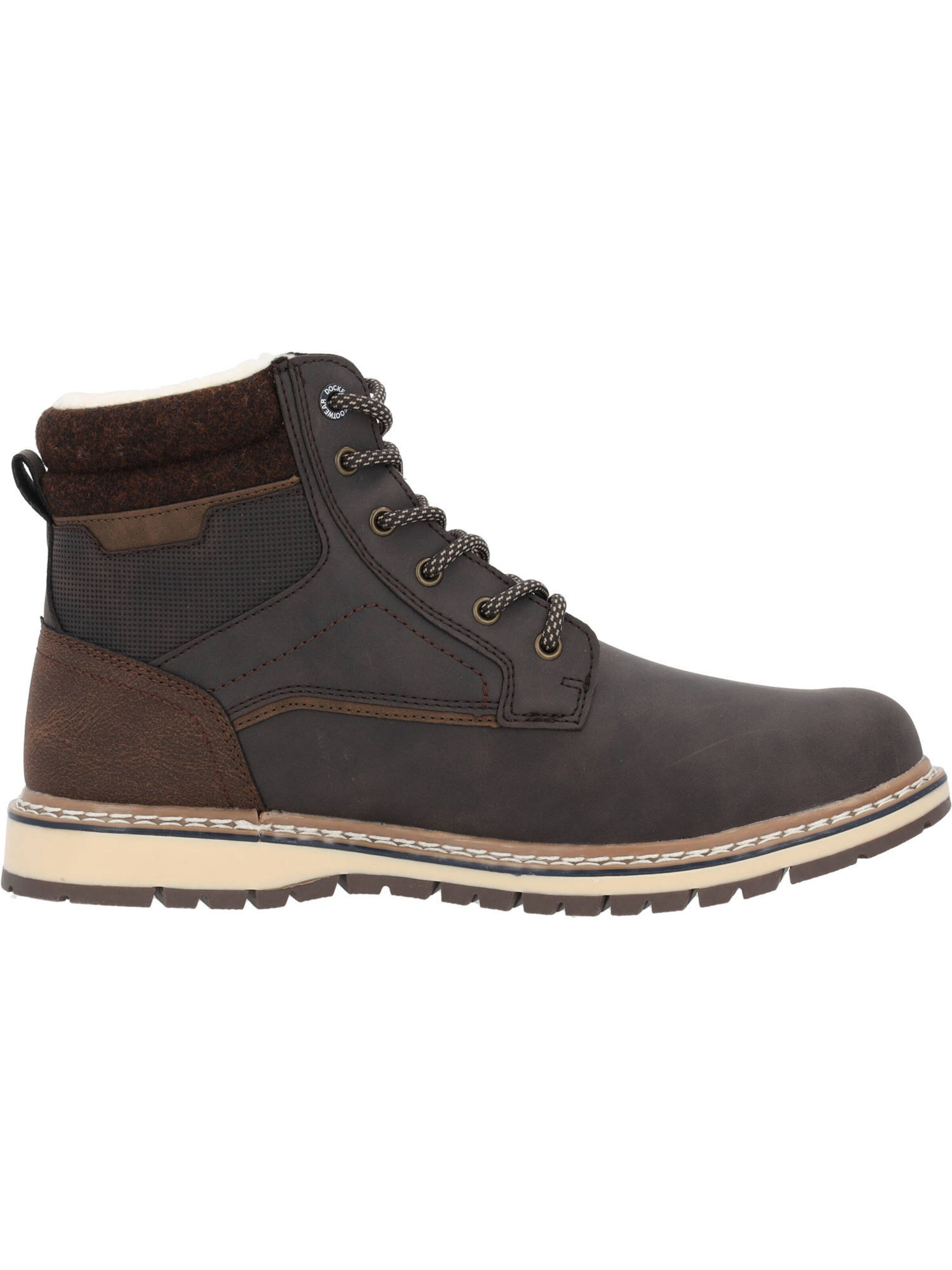 Dockers Lace-Up Boots in Brown