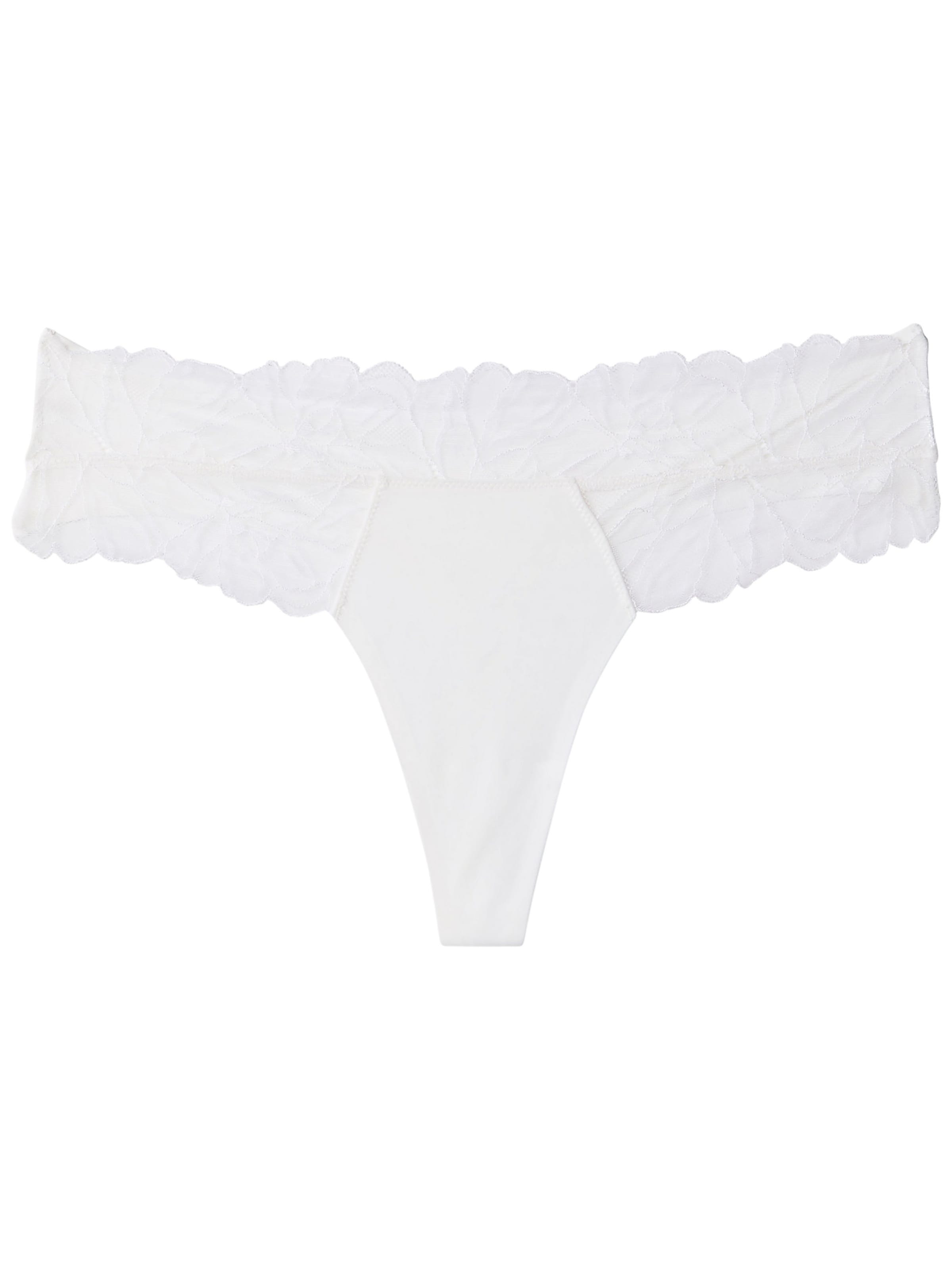 String Calvin Klein en blanc : devant