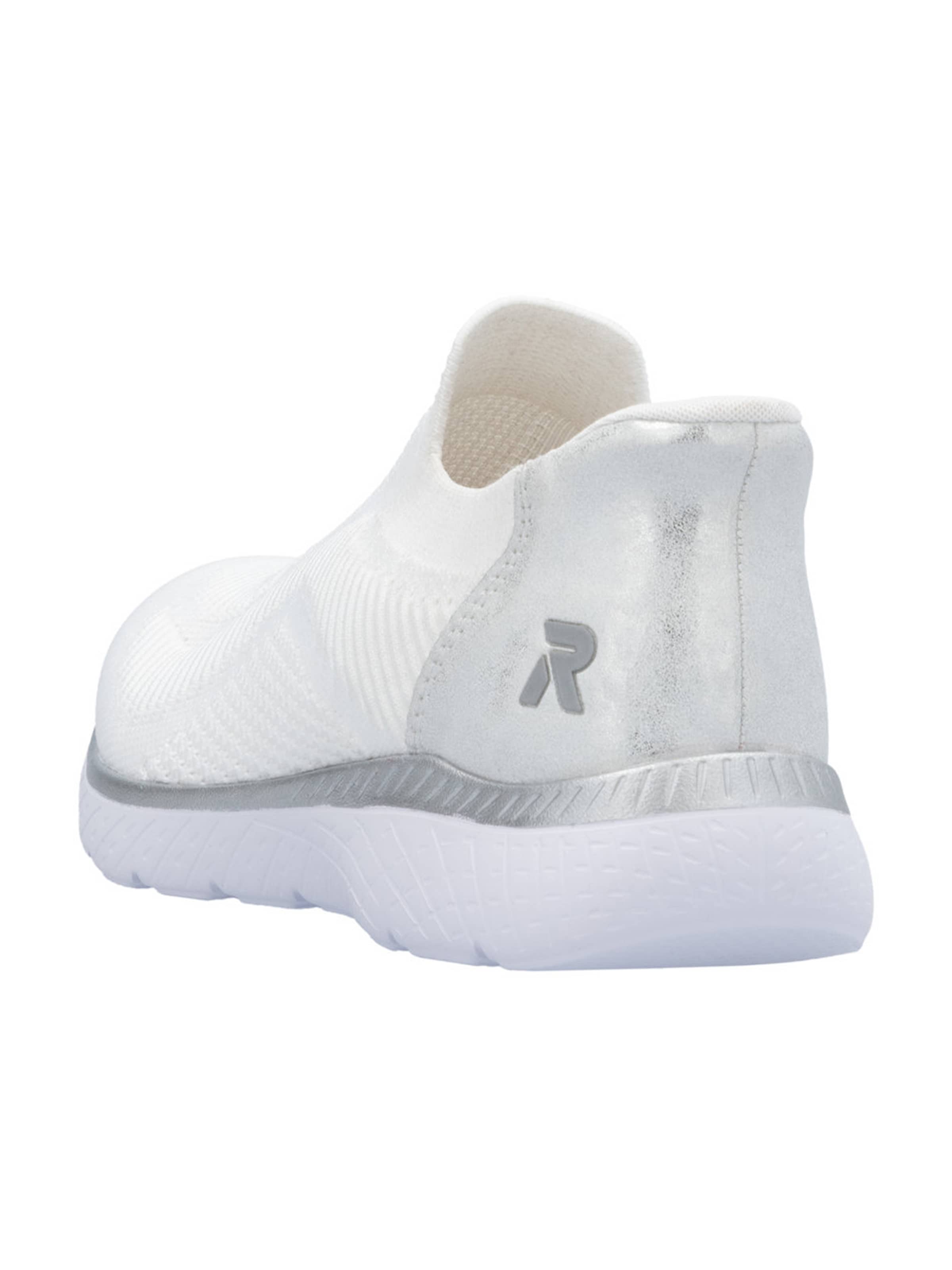 Rieker Sport Спортни обувки Slip On в бяло