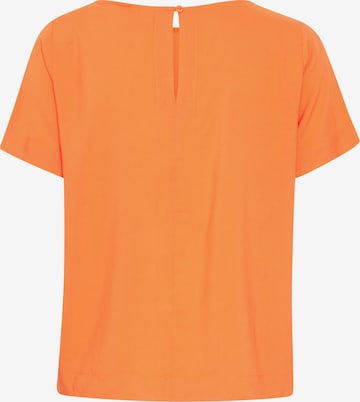 ICHI - Blusa 'Main' em laranja