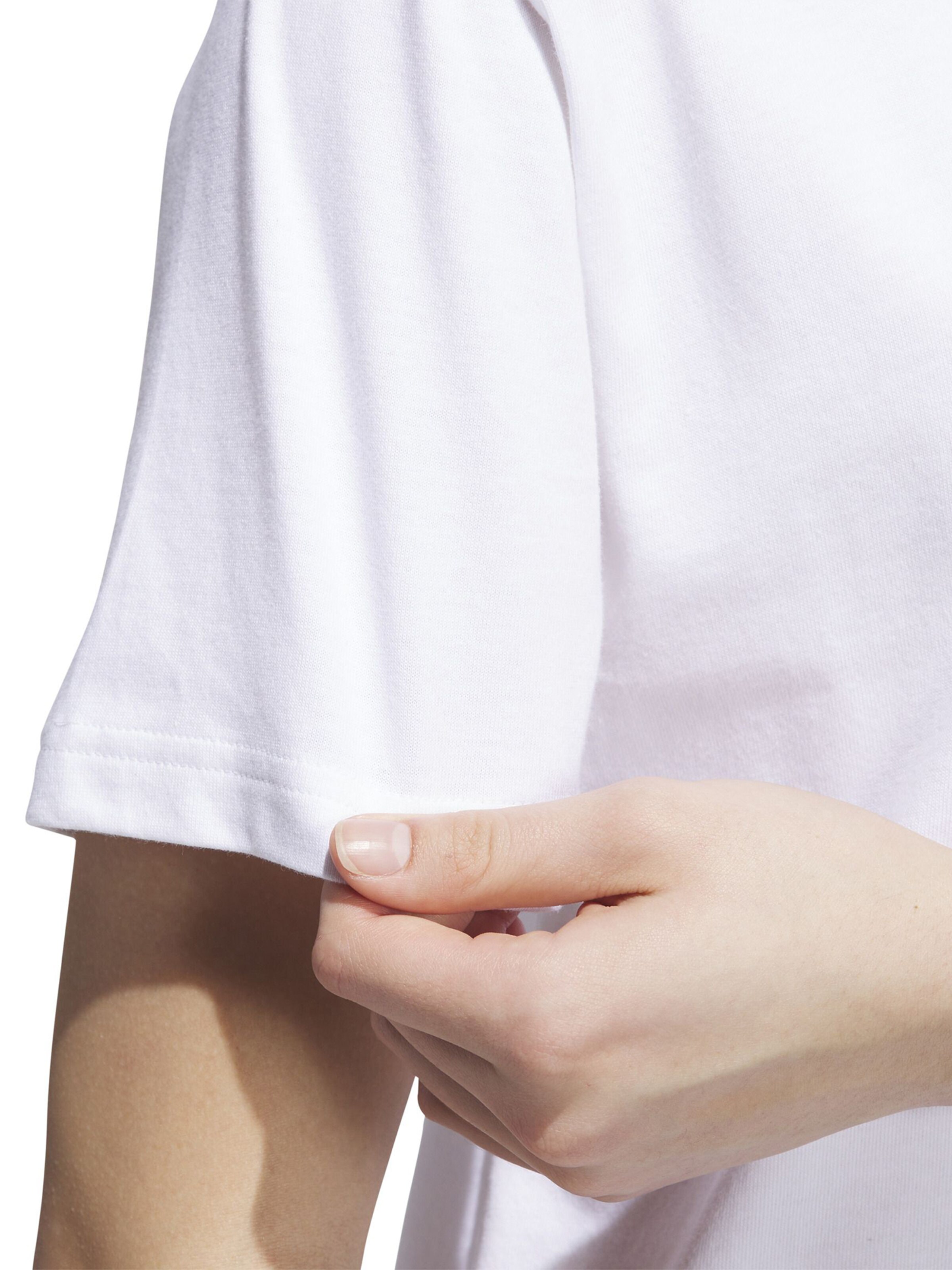 Tricou funcțional 'FLORAL' de la ADIDAS SPORTSWEAR pe alb