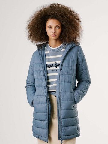 Pepe Jeans Winterjas 'Sally' in Blauw: voorkant