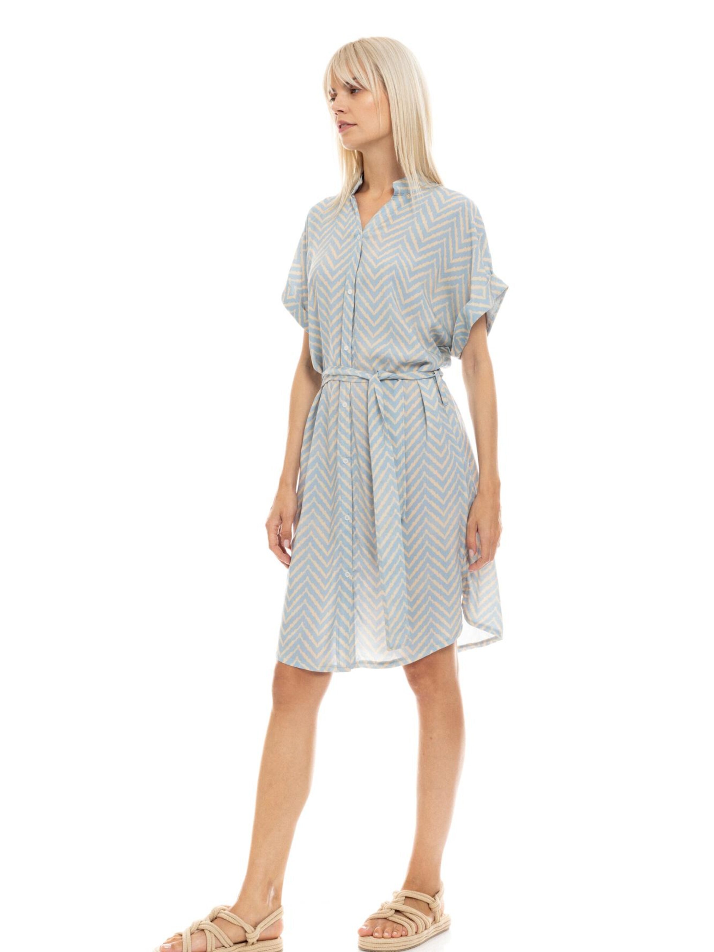 Pink Label Zomerjurk 'BEACHWEAR CABANA' in Blauw