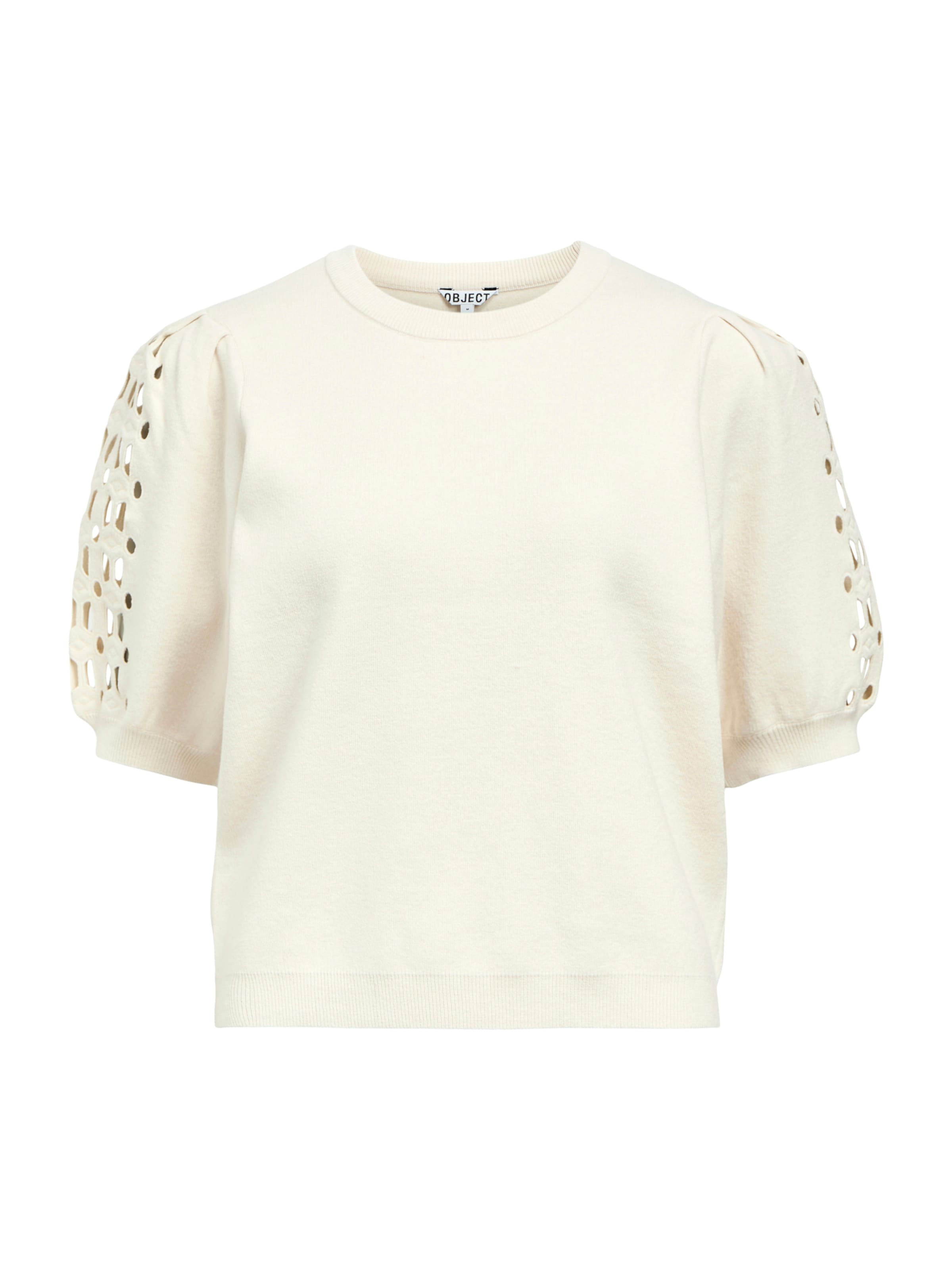 Pullover &#x27;OBJYuki&#x27; di OBJECT in beige: frontale