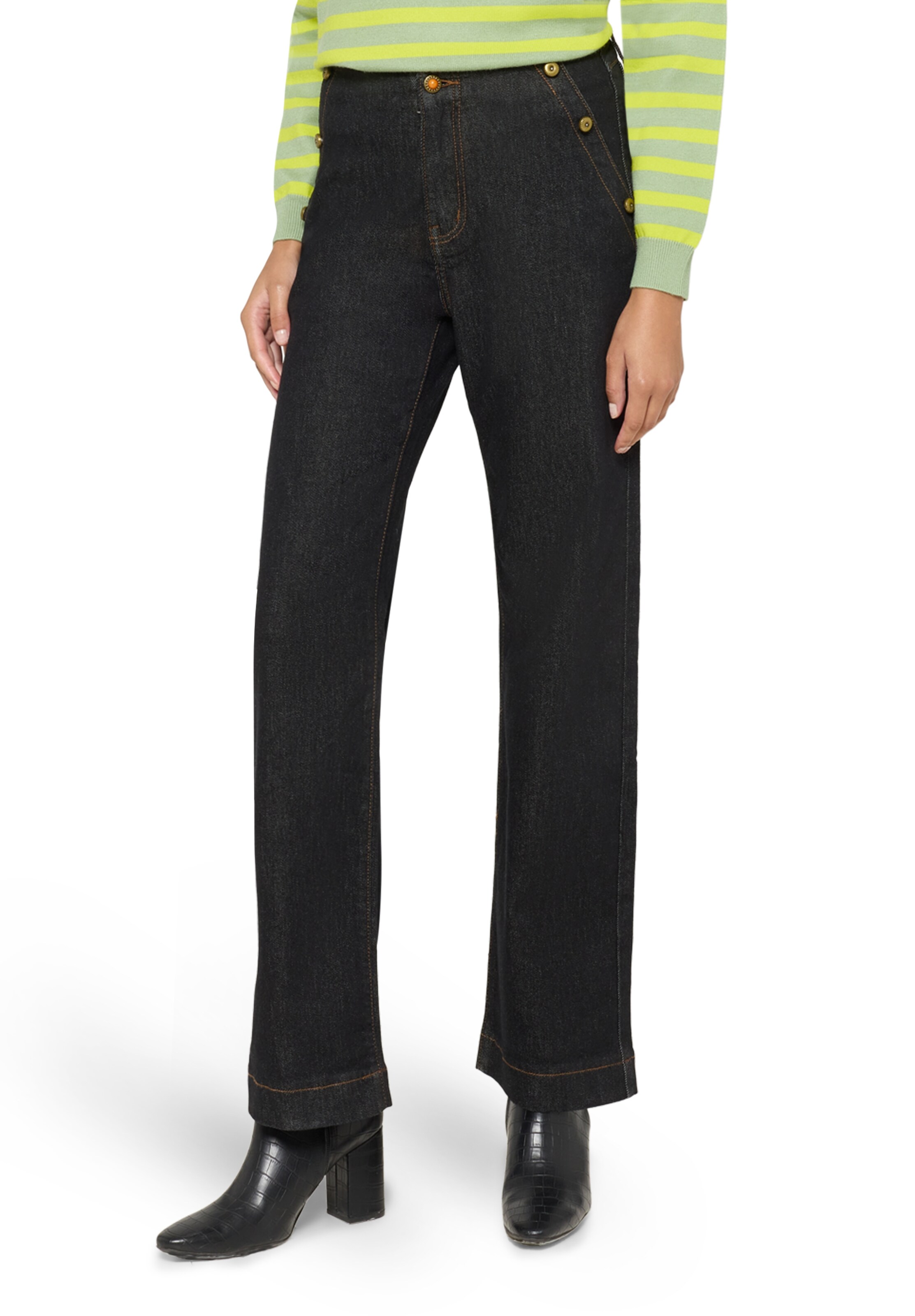 Cartoon Regular Jeans 'Enge' in Black: front