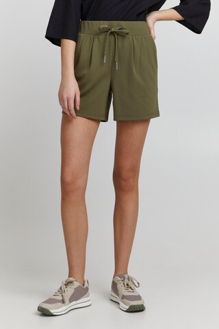 Oxmo Regular Trousers 'Annik' in Green: front