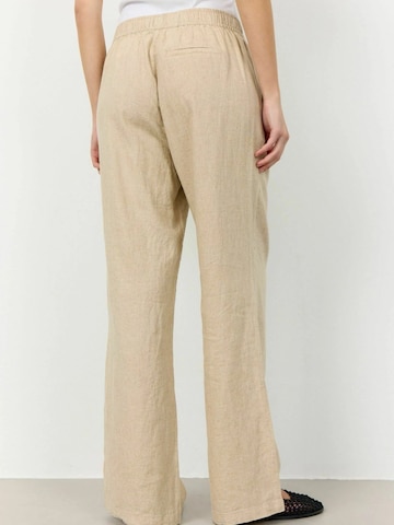 Levete Room Loosefit Housut 'Naja 7' värissä beige
