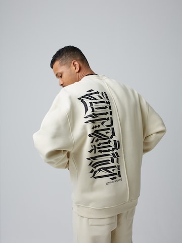 ABOUT YOU x Benny Cristo Sweatshirt 'Dave' in Beige