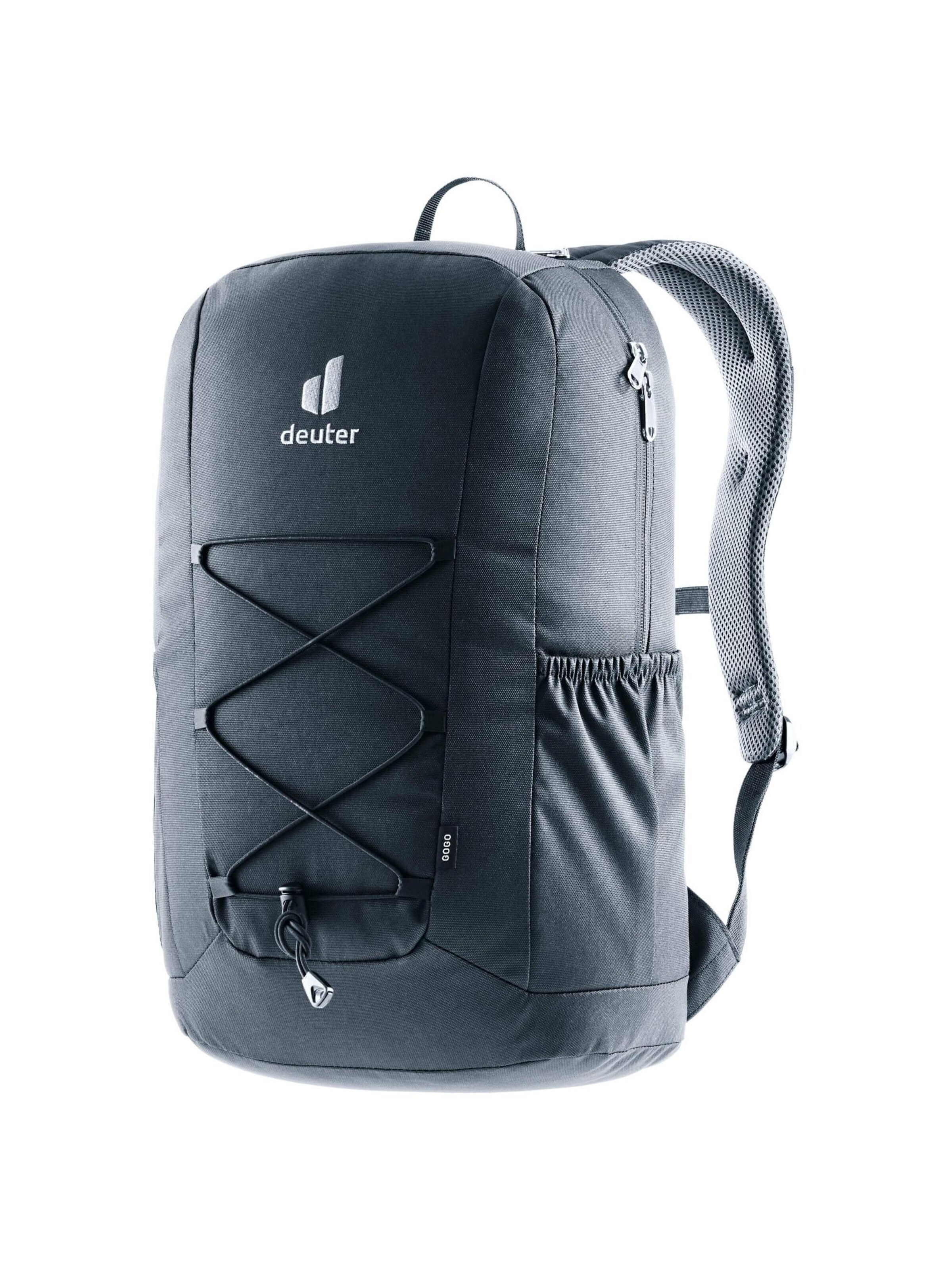 DEUTER Backpack in Black: front