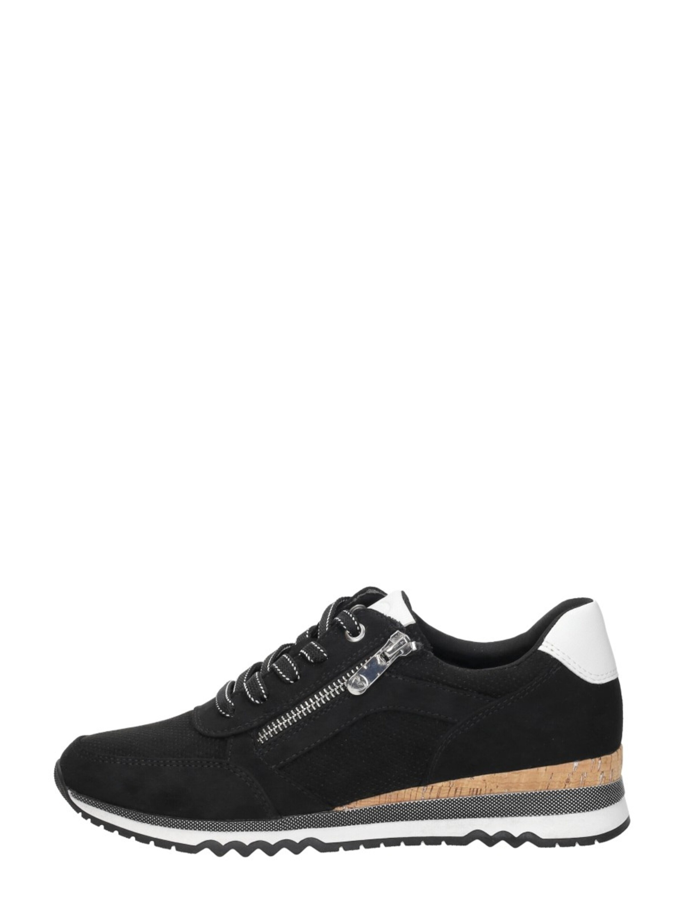 MARCO TOZZI Platform trainers 'Sneakers Laag' in Black: front